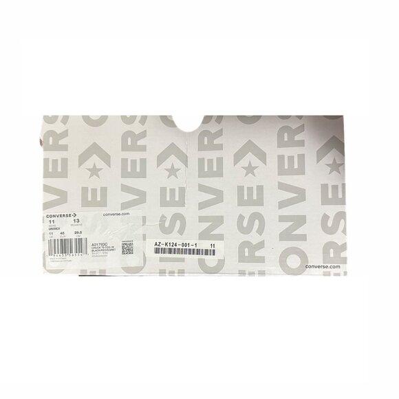 ❤️❤️Converse Chuck 70 Hi Comme Des Garçons Play Sz 13 Womens Shoes Black A01793C - Picture 10 of 13